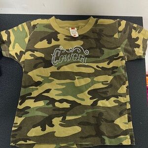 Alternative Camouflage Green Brown Short Sleeve Tee cowgirl